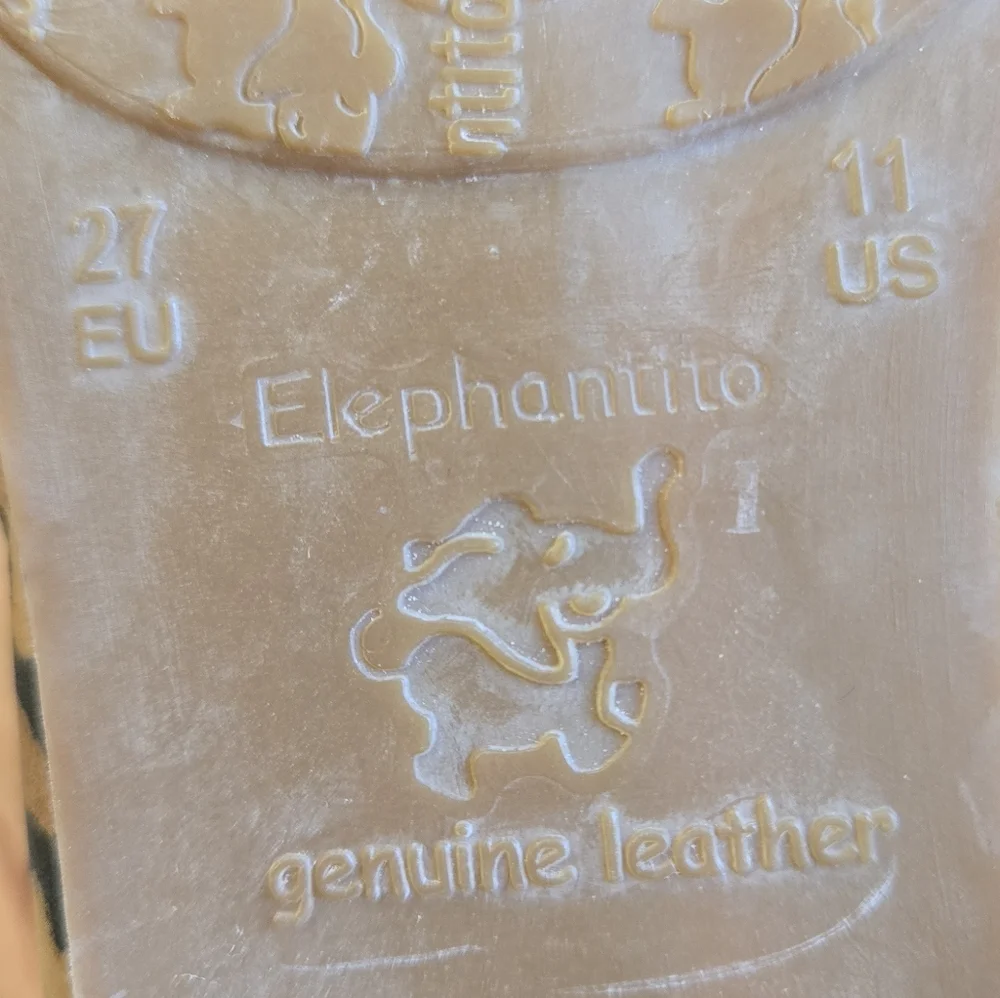 Elephantino Leopard Print Kids Shoes with Pink Bow, Size 11